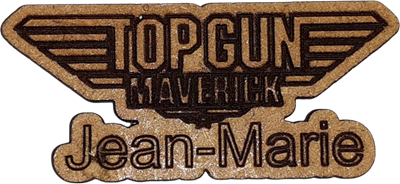 Magnet - Top Gun personnalisable